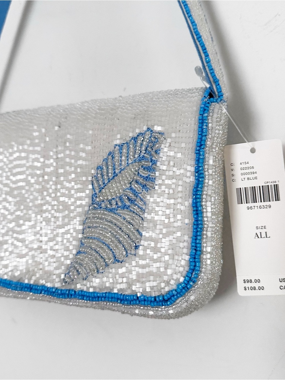 Anthropologie Fiona Beaded Bag: Icon Edition Seashells - Picture 6 of 7